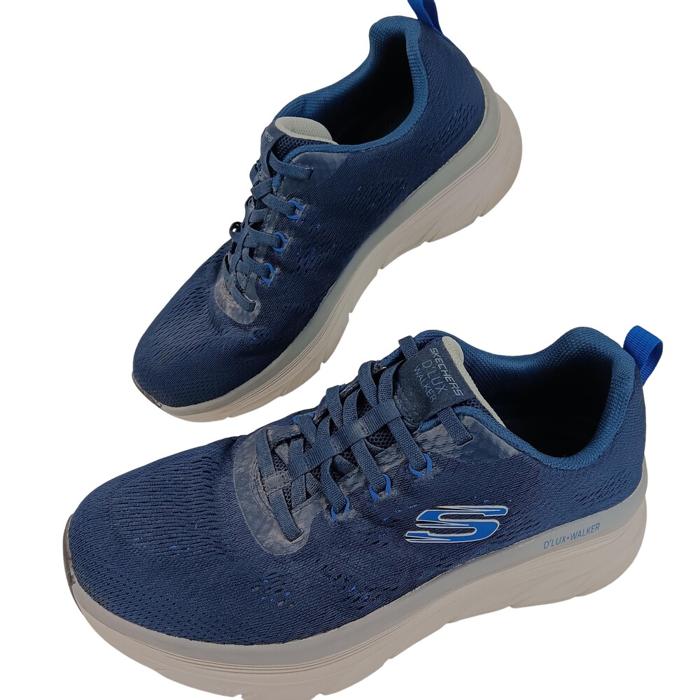 Skechers D'Lux Walker Shoes Mens Size 10 Extra Wide Memory Foam Walking Comfort